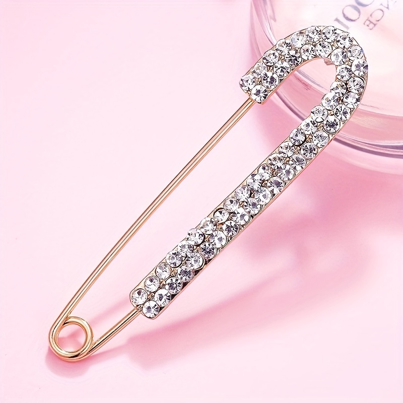 Glam Cute Luxurious Solid Color Alloy Plating Inlay Rhinestones Women's Brooches 1 Piece display picture 7