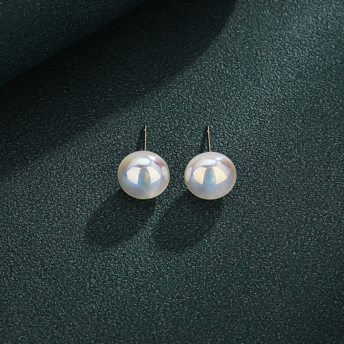 1 Pair Simple Style Round Copper Ear Studs display picture 5