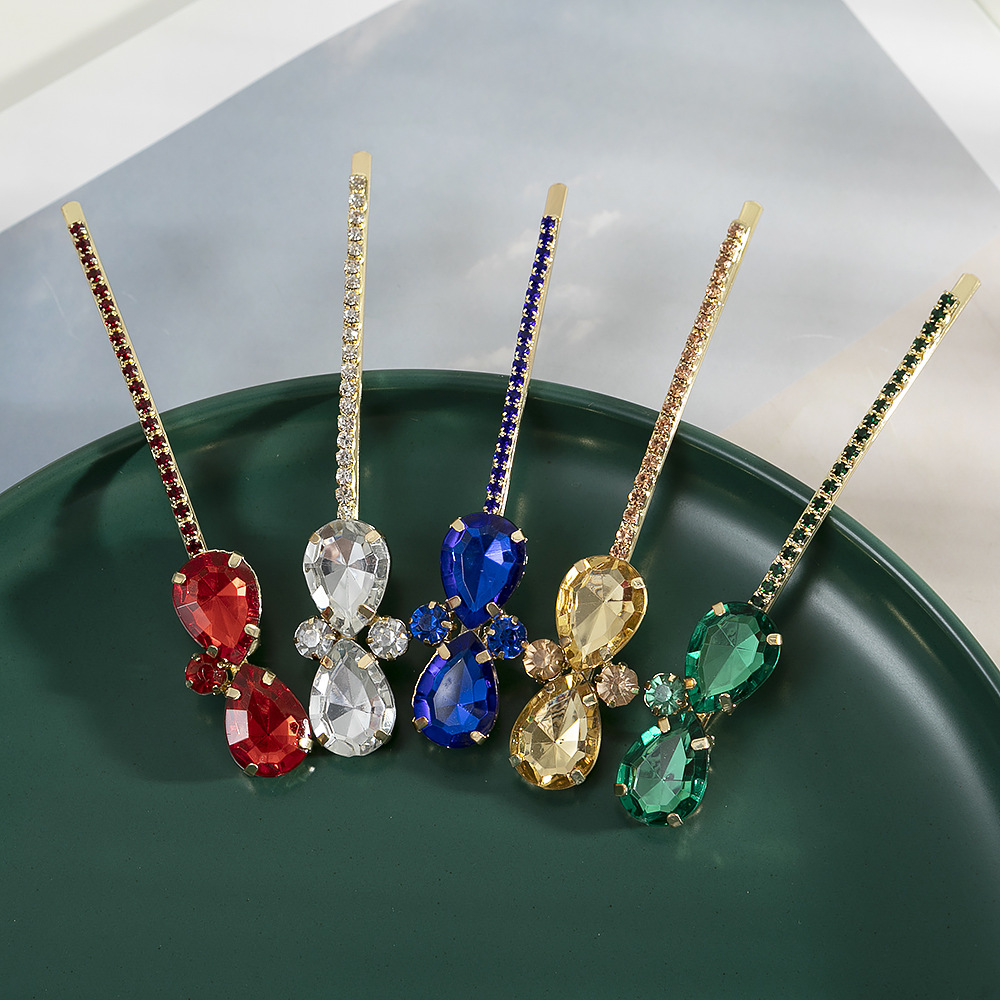 Women's Classic Style Bow Knot Rhinestone Plating Hair Clip display picture 2