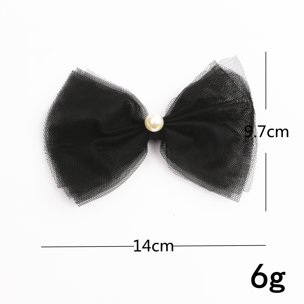Women's Lady Bow Knot Gauze Hair Clip display picture 2