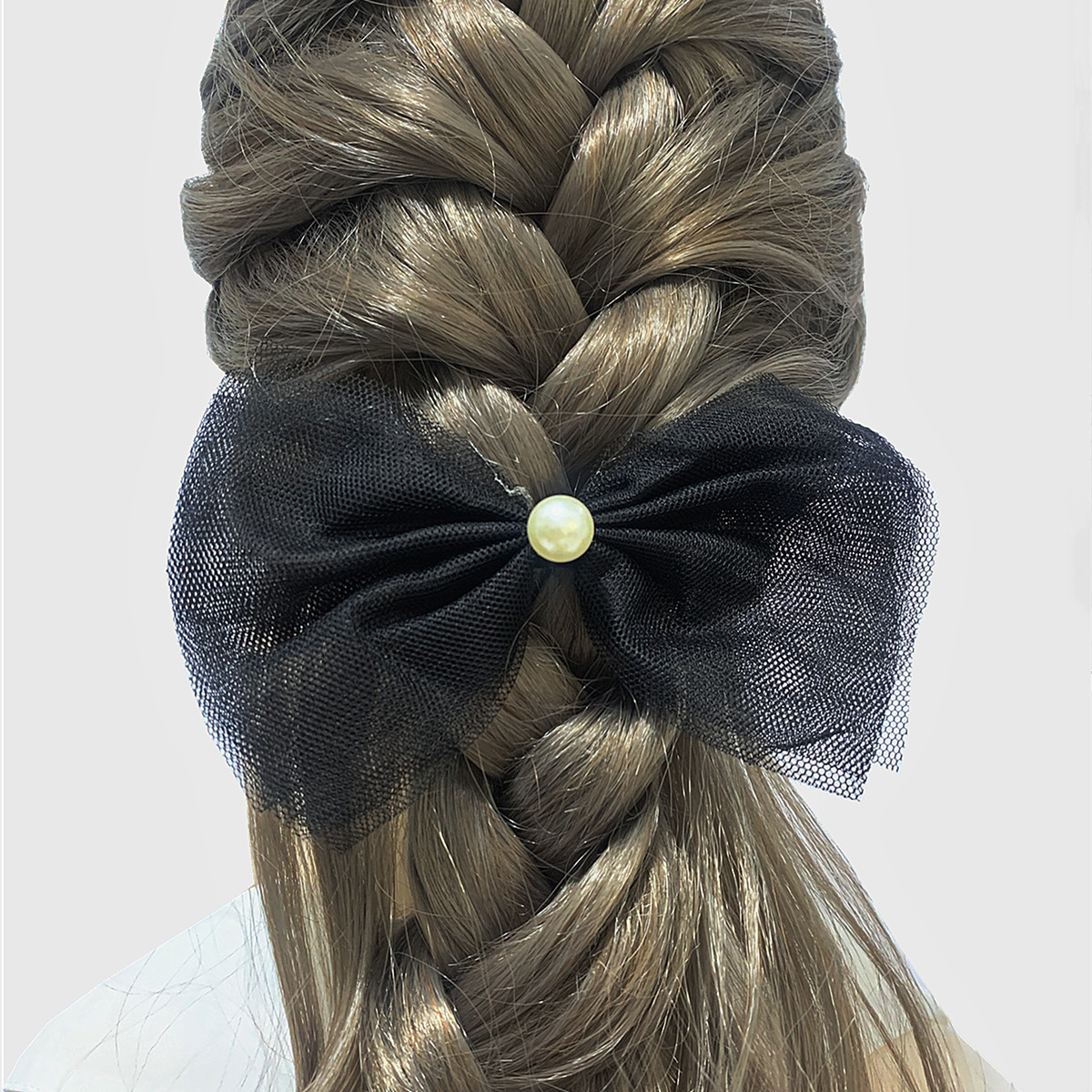 Women's Lady Bow Knot Gauze Hair Clip display picture 3