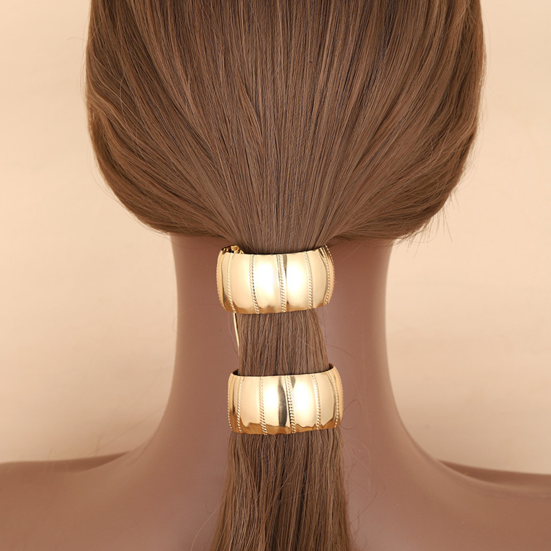Women's Simple Style Geometric Metal Plating Hair Tie display picture 3