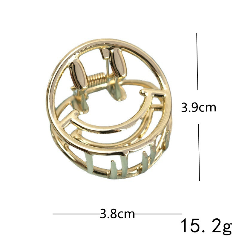 Women's Simple Style Solid Color Metal Plating Hair Clip display picture 1