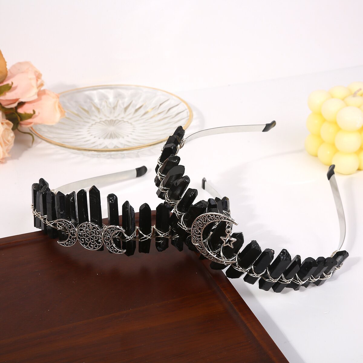 Women's Ethnic Style Geometric Alloy Handmade Gem Crystal Hair Band display picture 4