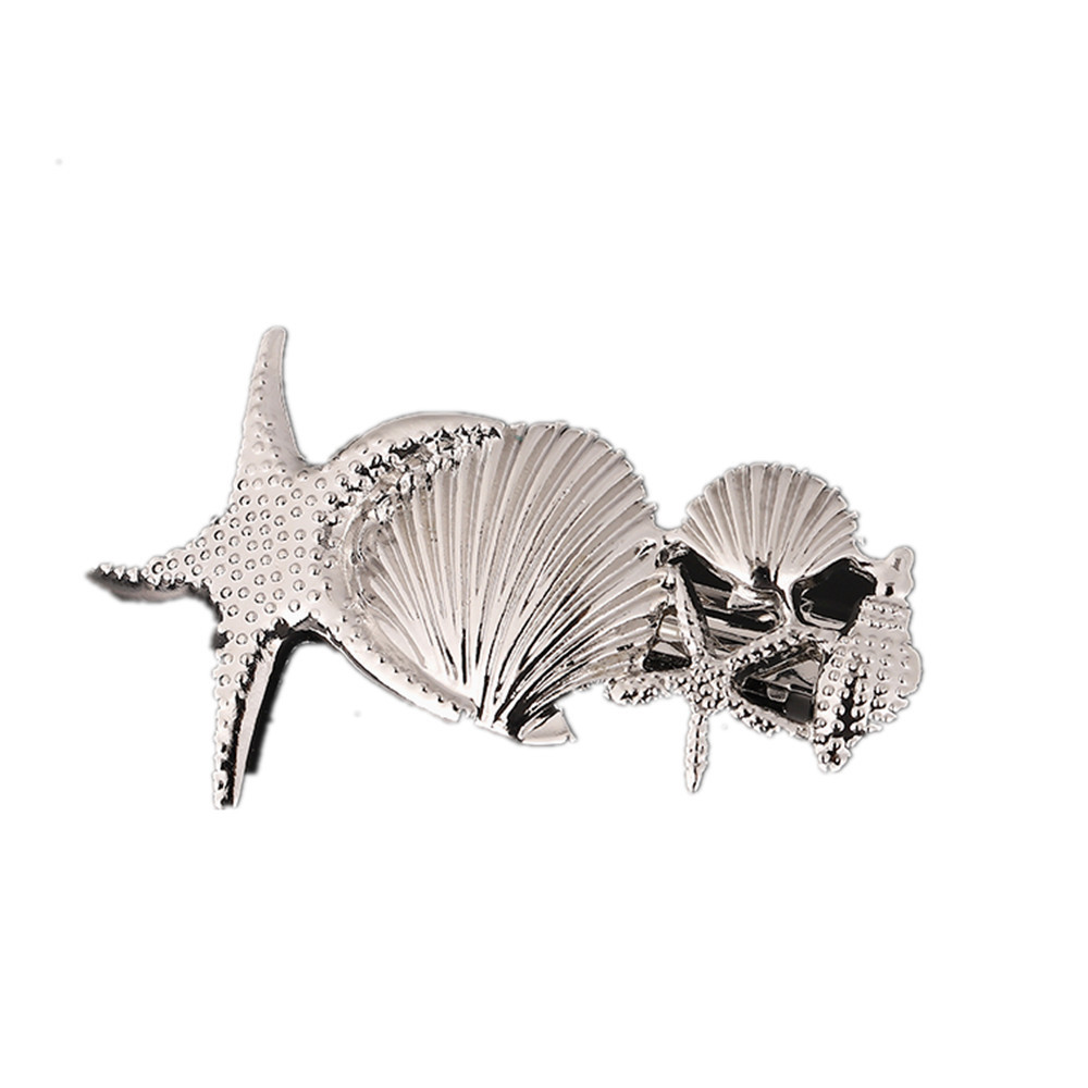 Women's Beach Starfish Conch Shell Alloy Plating Hair Clip display picture 1