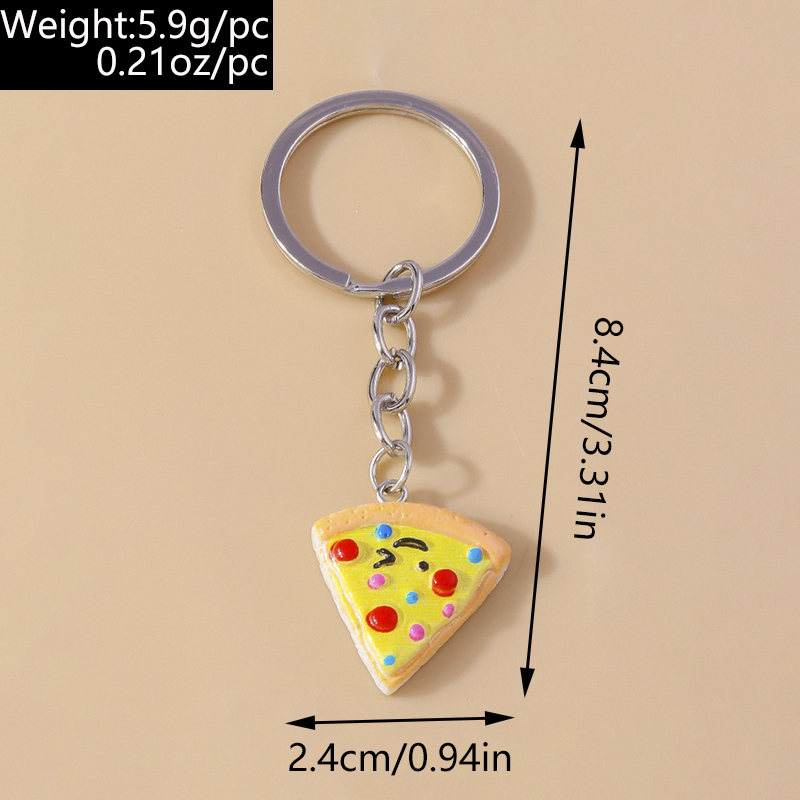 Cute Saturday Zinc Alloy Bag Pendant Keychain display picture 1