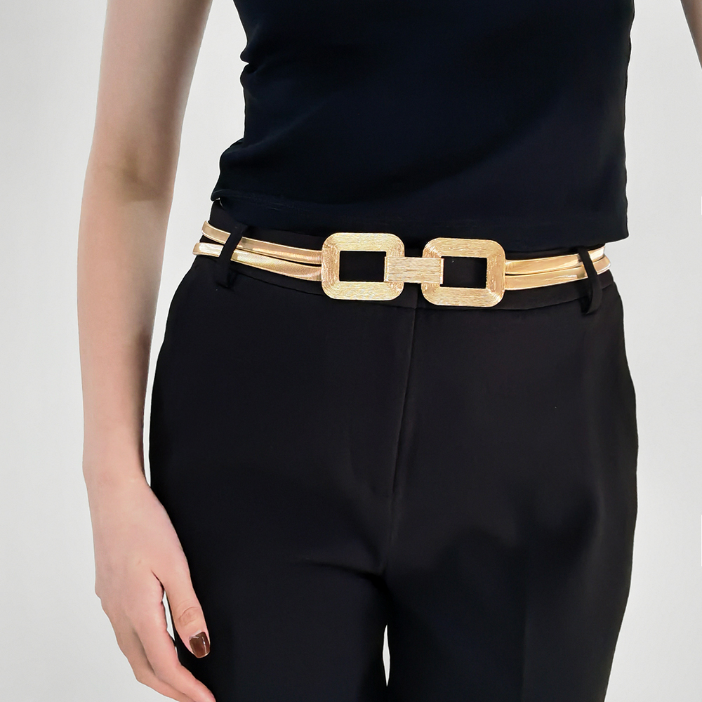 Elegant Simple Style Geometric Alloy Women's Chain Belts display picture 3