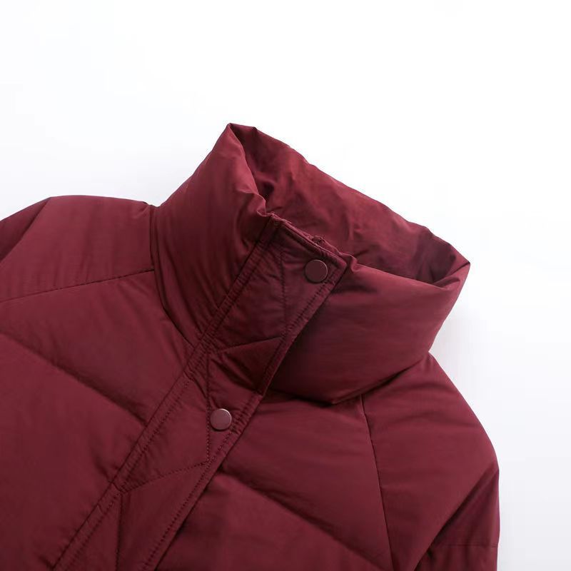 Women's Casual Solid Color Zipper Coat Cotton Clothes display picture 9