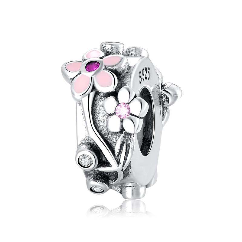 Original Design Simple Style Flower Petal Sterling Silver Inlay Zircon Jewelry Accessories display picture 4