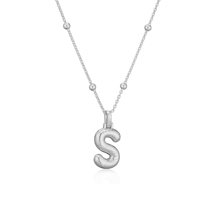 Simple Style Letter Copper Plating 18k Gold Plated Pendant Necklace display picture 42