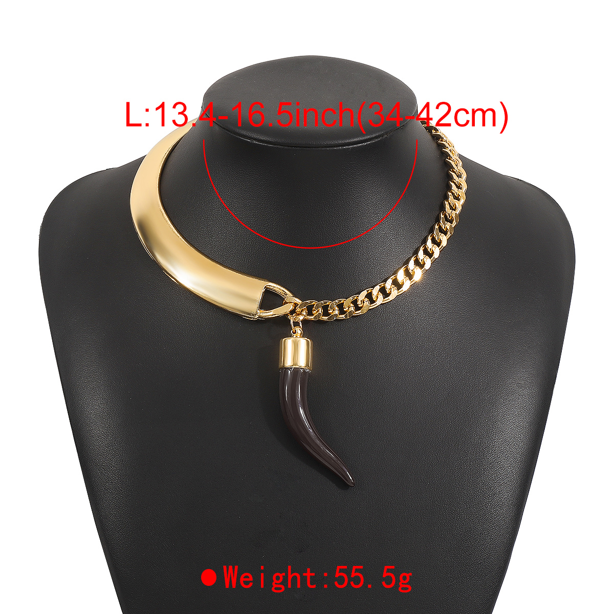 Modern Style Simple Style Horns Alloy Women's Pendant Necklace display picture 6