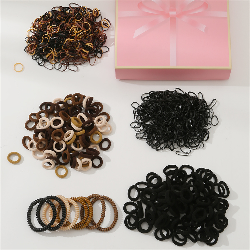 Women's Casual Simple Style Solid Color Plastic Cloth Hair Clip Hair Tie display picture 1