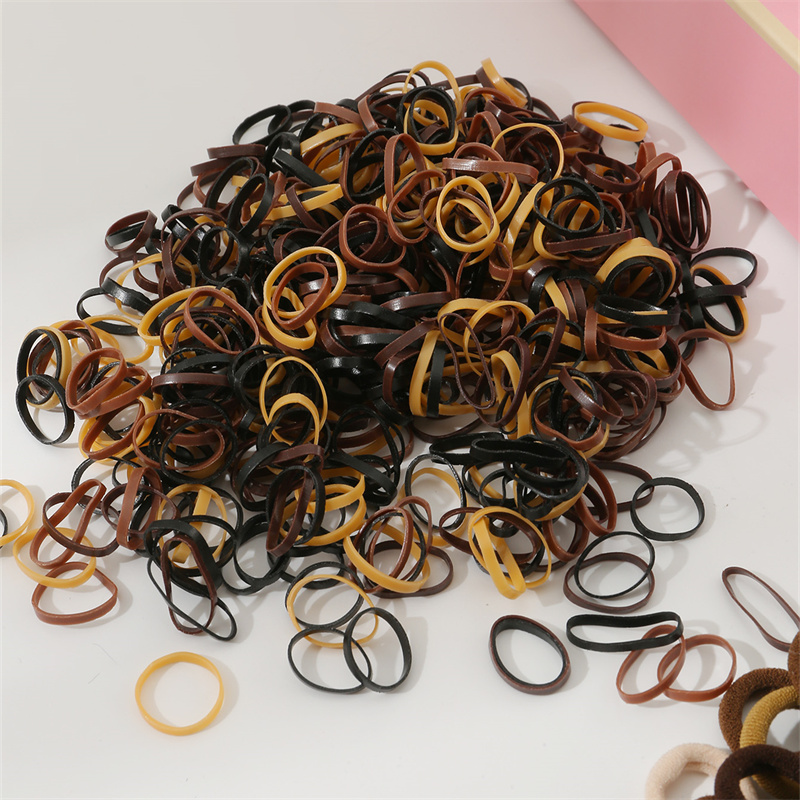 Women's Casual Simple Style Solid Color Plastic Cloth Hair Clip Hair Tie display picture 5