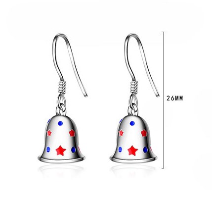 1 Pair Cute Christmas Tree Flower Snowman Epoxy Plating Inlay Copper Zircon Earrings display picture 62