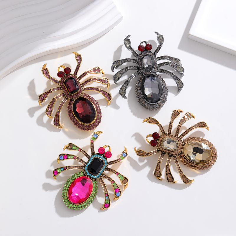 Elegant Sweet Cool Style Animal Flower Alloy Rhinestones Unisex Brooches display picture 1