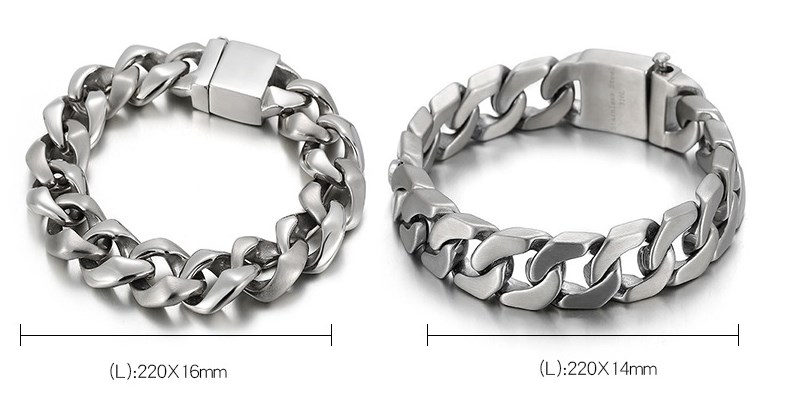 Einfacher Stil Geometrisch Titan Stahl Aushöhlen Männer Armbänder display picture 1