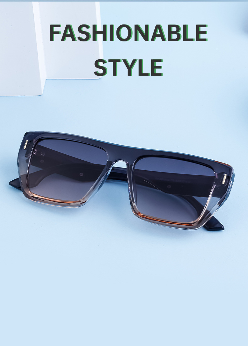 Simple Style Solid Color Pc Square Full Frame Women's Sunglasses display picture 1