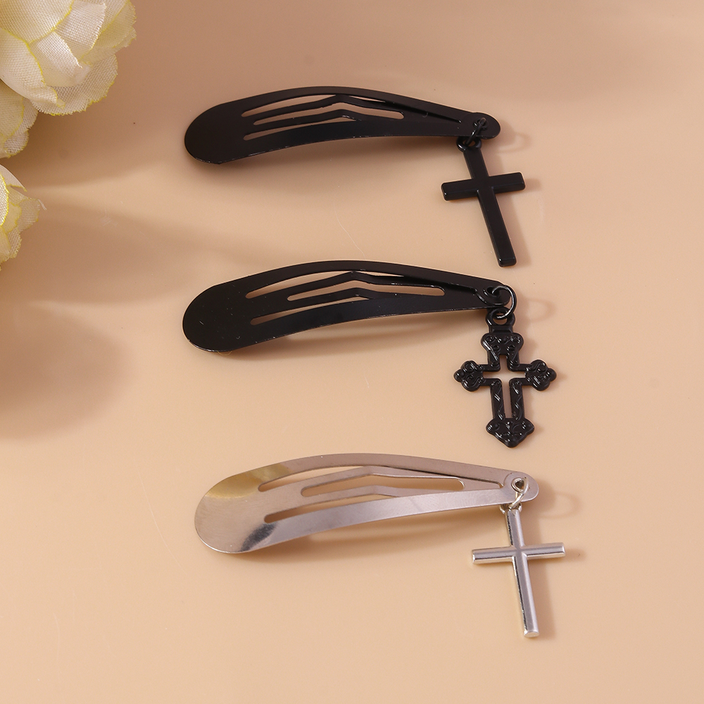 Women's Simple Style Cross Star Butterfly Alloy Tassel Hair Clip display picture 5