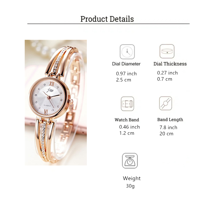 Elegant Round Quartz Women's Watches display picture 1