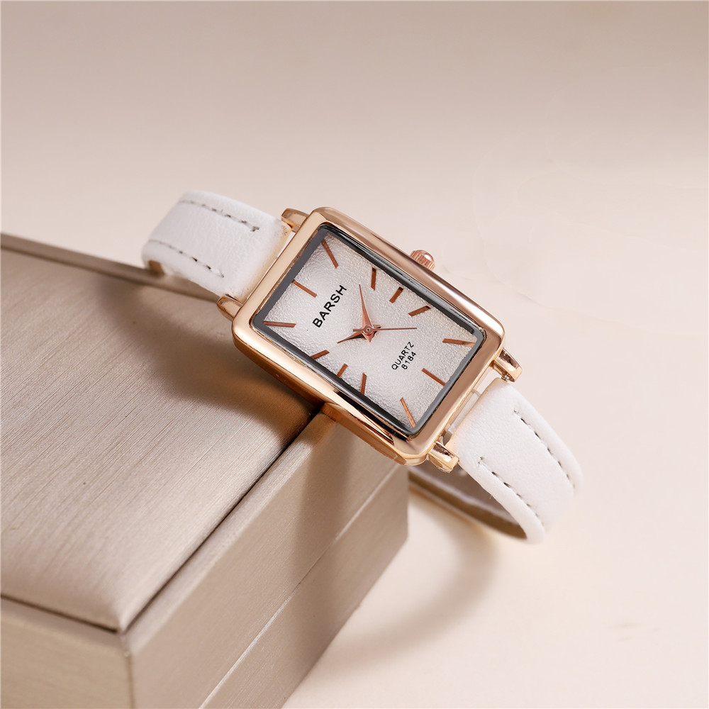 Elegante Rectángulo Hebilla Cuarzo Relojes De Mujer display picture 8