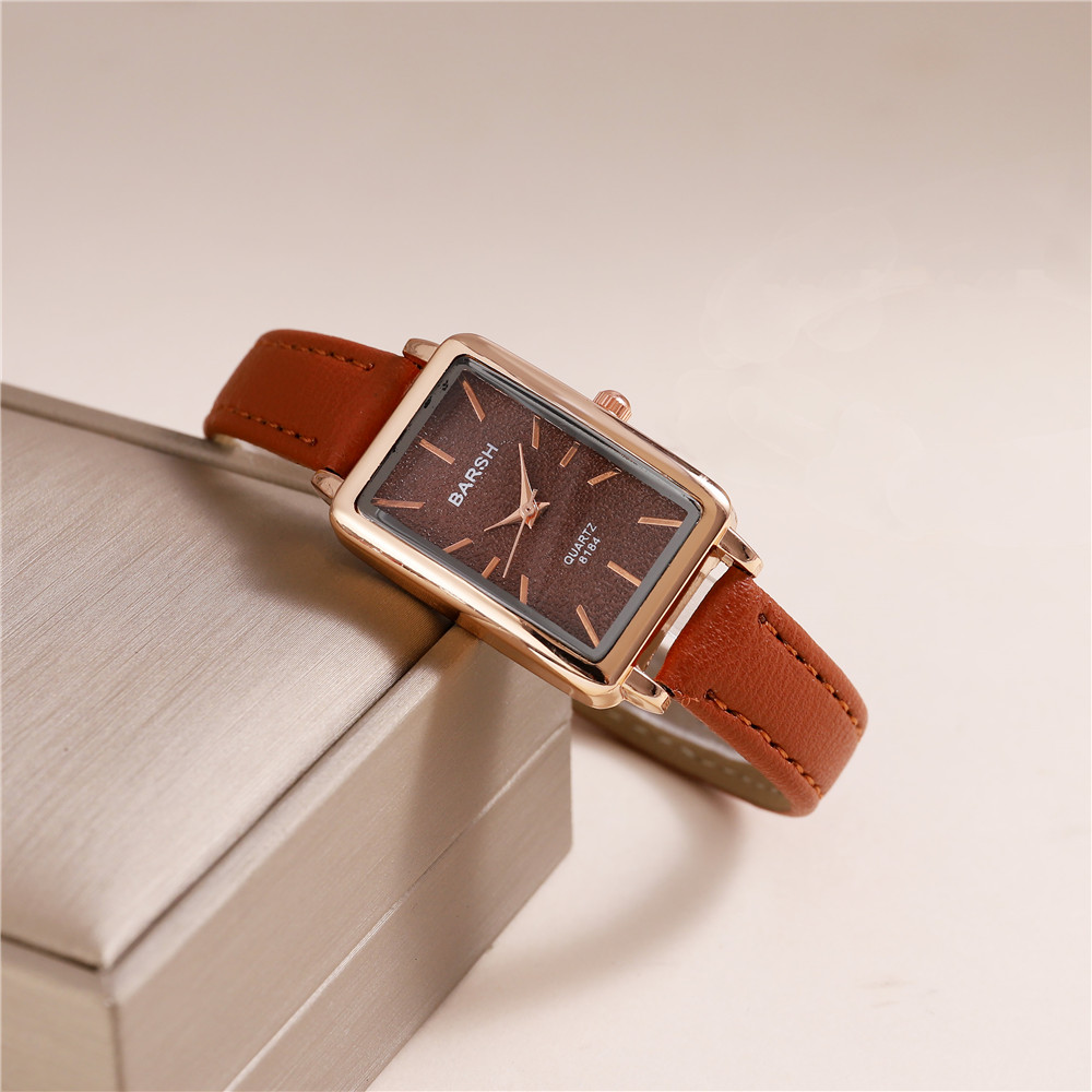 Elegant Rectangle Buckle Quartz Women's Watches display picture 6