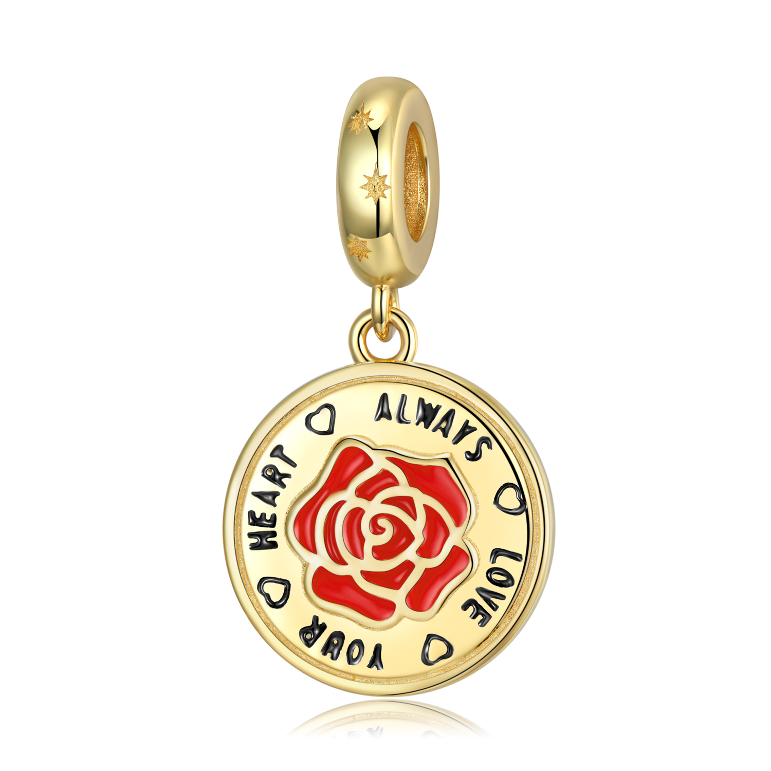 1 Pièce Romantique Forme De Cœur Chat Rose Argent Sterling Incruster Bijoux Accessoires display picture 21