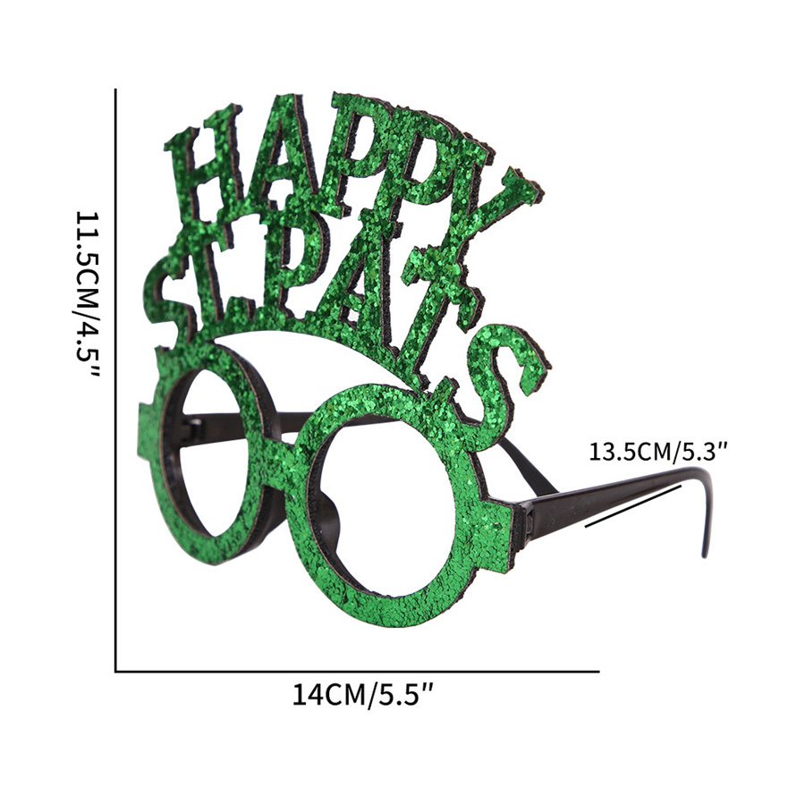 St. Patrick Cute Vintage Style Shamrock Plastic Party Carnival Party Blindfold display picture 6