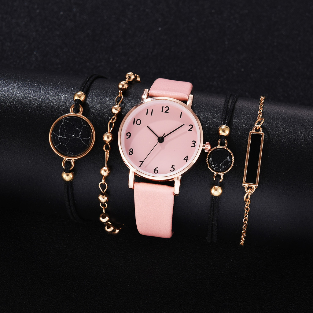 Classic Style Solid Color Buckle Quartz Women's Watches display picture 6