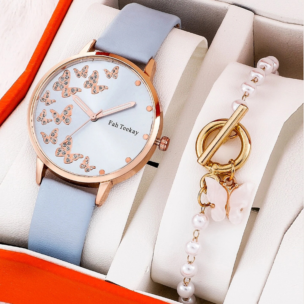 Classic Style Butterfly Buckle Quartz Women's Watches display picture 5