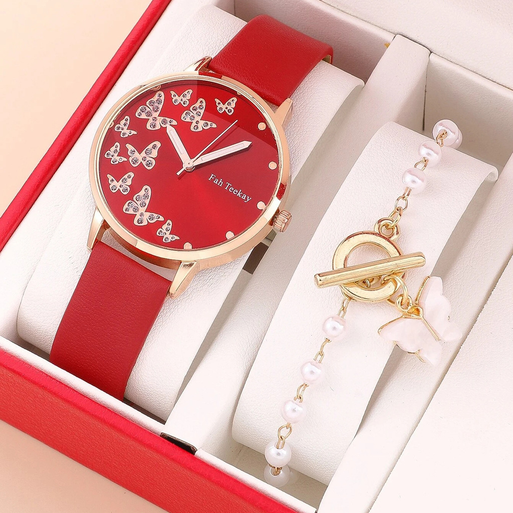 Classic Style Butterfly Buckle Quartz Women's Watches display picture 4