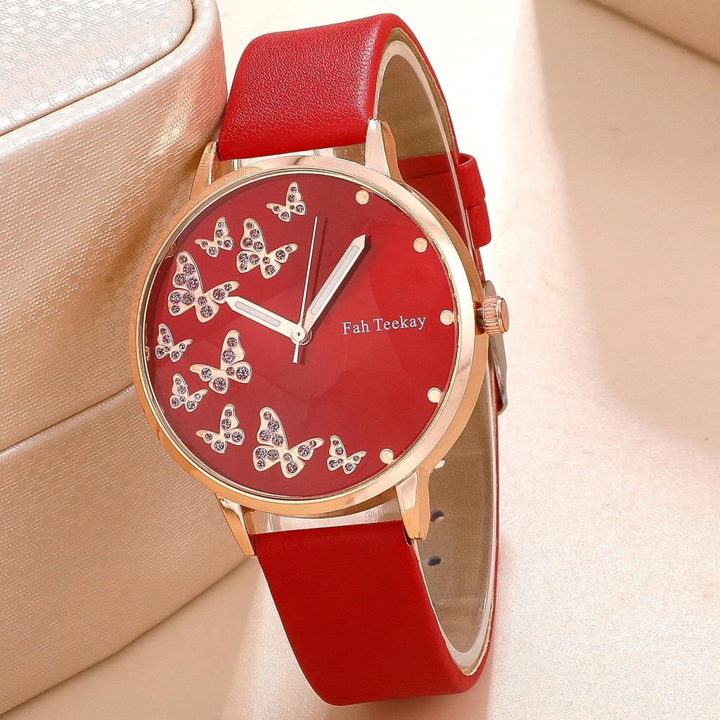 Classic Style Butterfly Buckle Quartz Women's Watches display picture 11