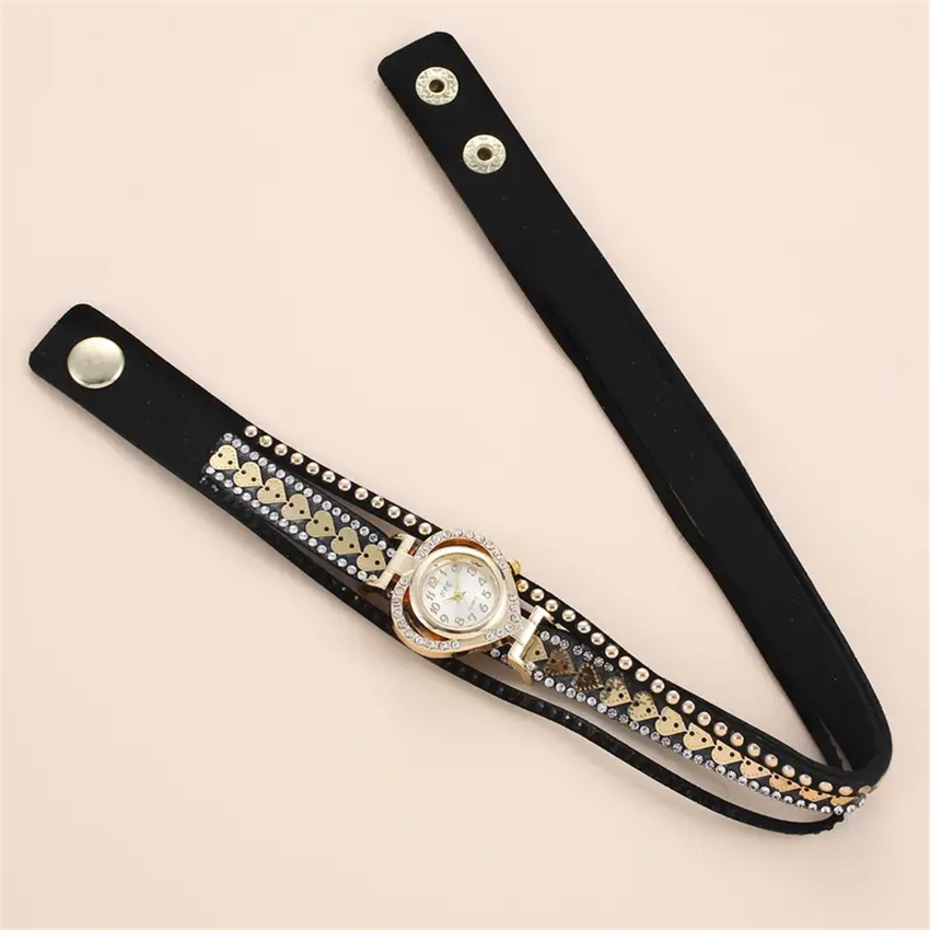 Classic Style Heart Shape Buckle Quartz Women's Watches display picture 7