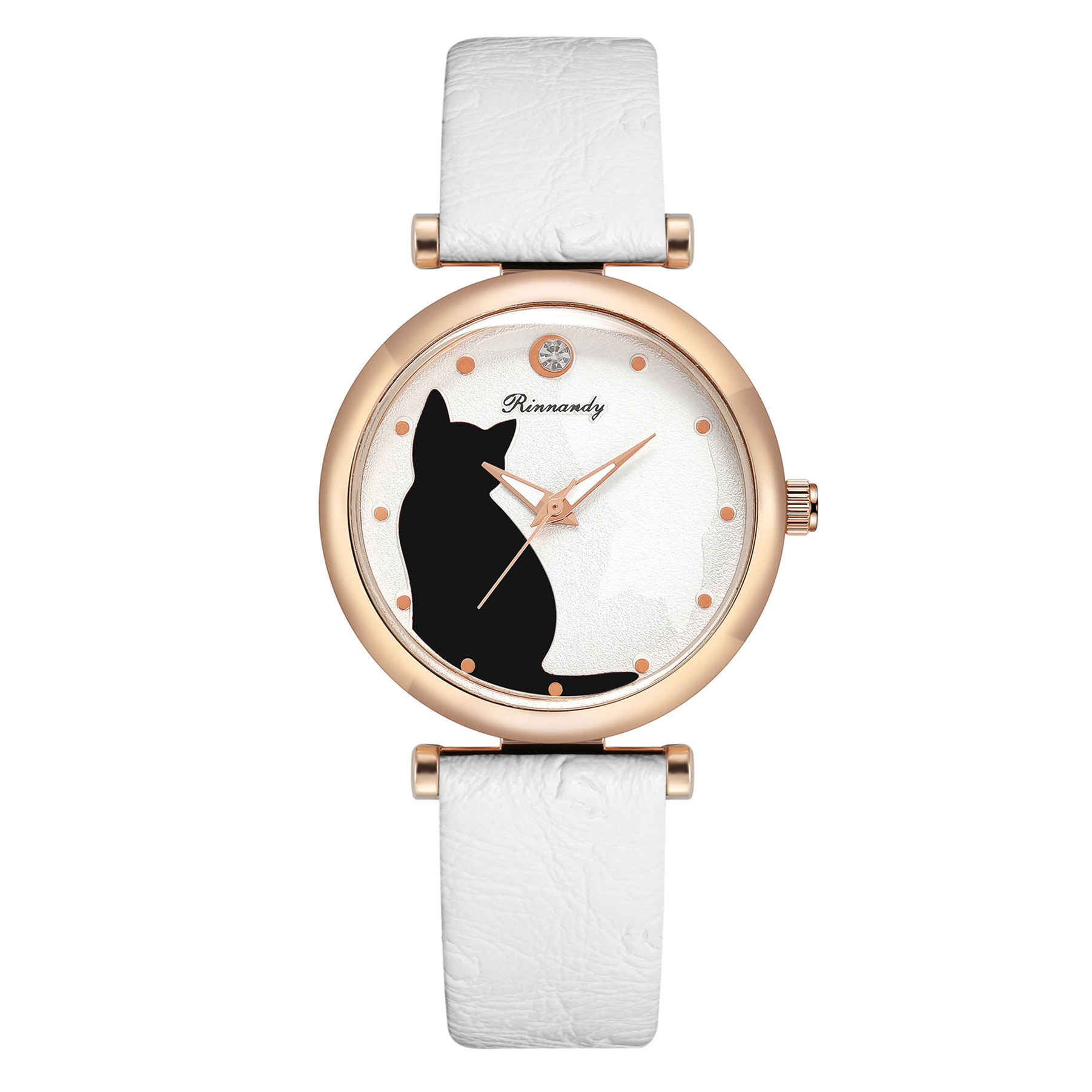Elegante Estilo Simple Gato Hebilla Cuarzo Relojes De Mujer display picture 6