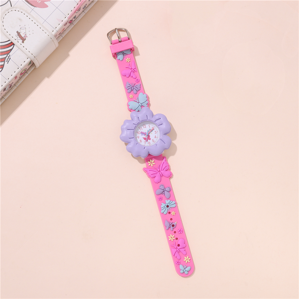 Mignon Fleur Boucle Quartz Enfants Montres display picture 8