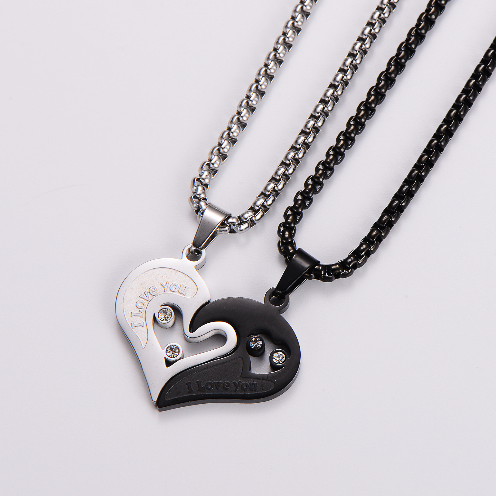 Stainless Steel 18K Gold Plated Simple Style Heart Shape Pendant Necklace display picture 2