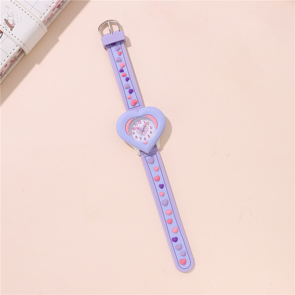 Classic Style Solid Color Buckle Quartz Kids Watches display picture 5