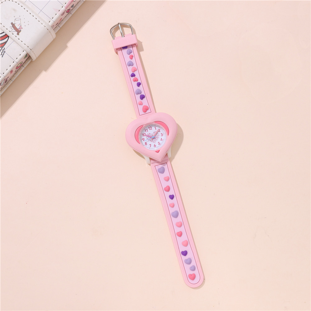 Classic Style Solid Color Buckle Quartz Kids Watches display picture 7