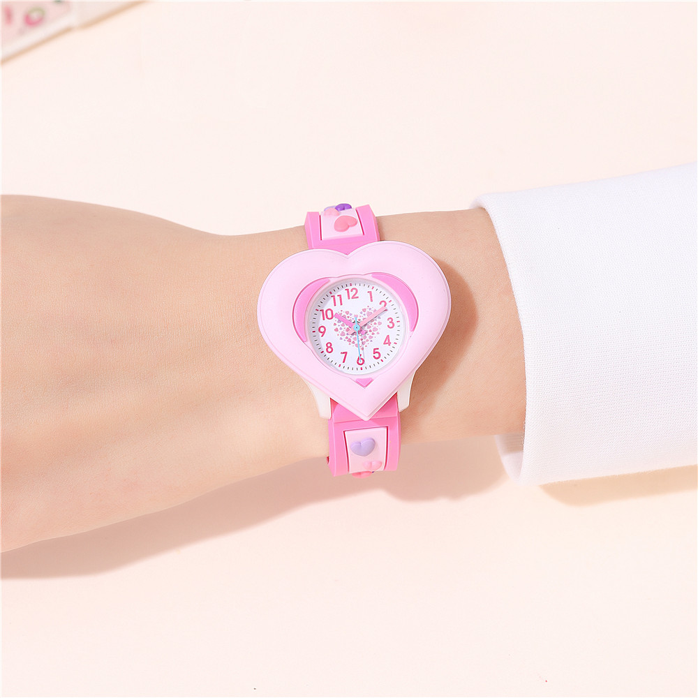Classic Style Solid Color Buckle Quartz Kids Watches display picture 8