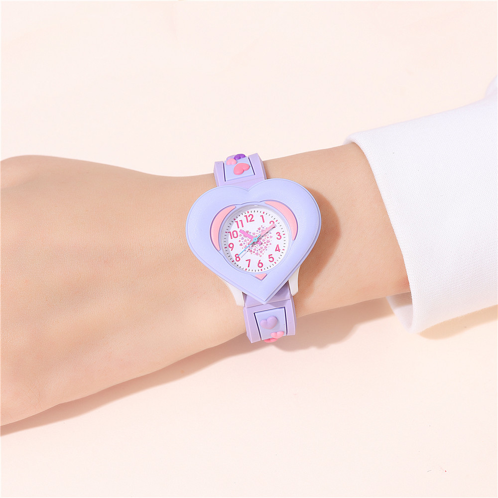 Classic Style Solid Color Buckle Quartz Kids Watches display picture 10