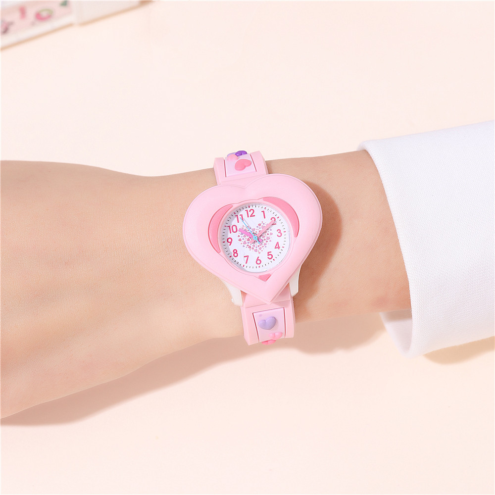 Classic Style Solid Color Buckle Quartz Kids Watches display picture 9