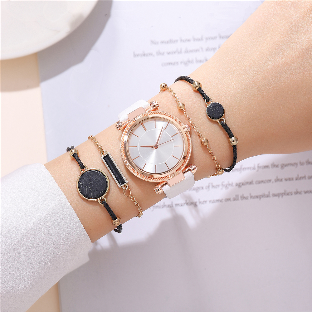 Elegant Simple Style Geometric Buckle Quartz Women's Watches display picture 3