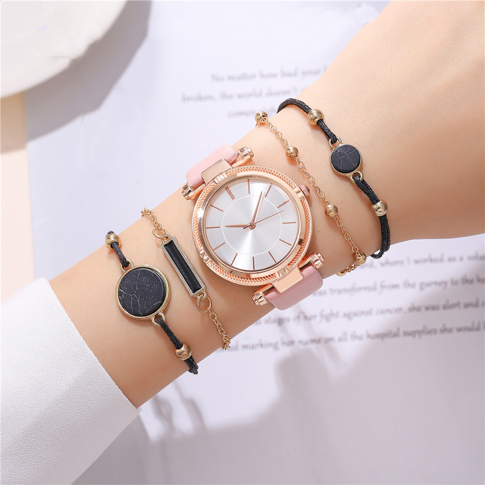 Elegant Simple Style Geometric Buckle Quartz Women's Watches display picture 4