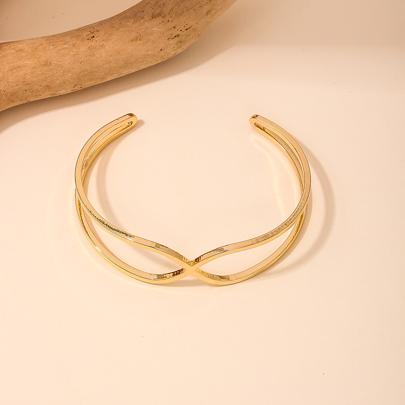 Simple Style Geometric Iron Women's Bangle display picture 5