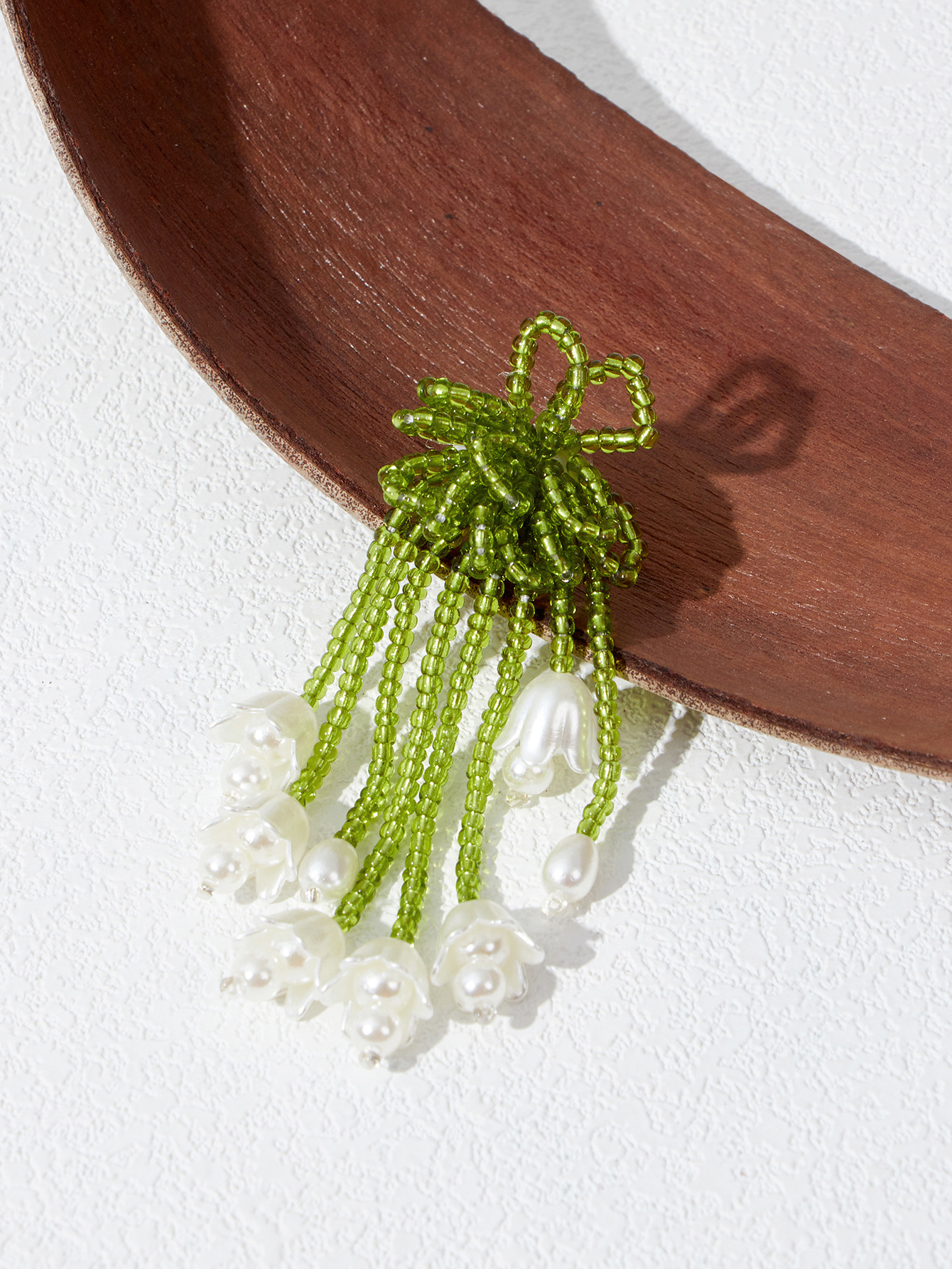 1 Pair Elegant Streetwear Flower Arylic Drop Earrings display picture 4