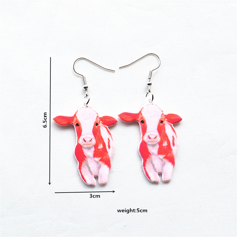 1 Pair Cute Vacation Sweet Cat Fish Arylic Metal Drop Earrings display picture 1