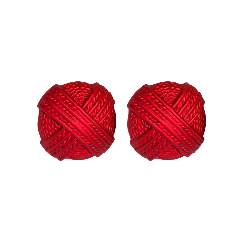 1 Pair Simple Style Solid Color Alloy Ear Studs display picture 5