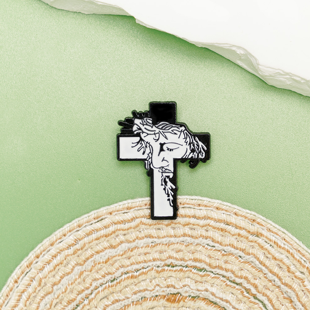 Classic Style Cross Metal Unisex Brooches display picture 5