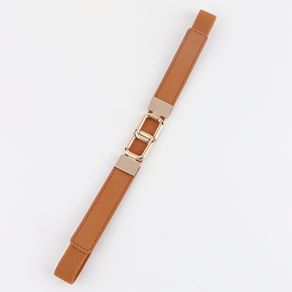 Classic Style Solid Color Alloy Women's Leather Belts display picture 12