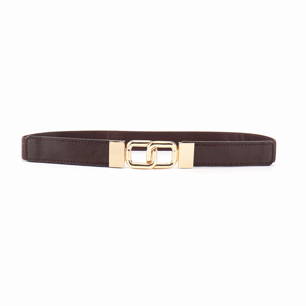 Classic Style Solid Color Alloy Women's Leather Belts display picture 8