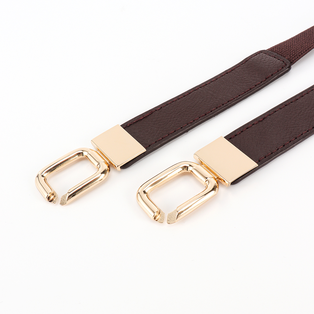 Classic Style Solid Color Alloy Women's Leather Belts display picture 10